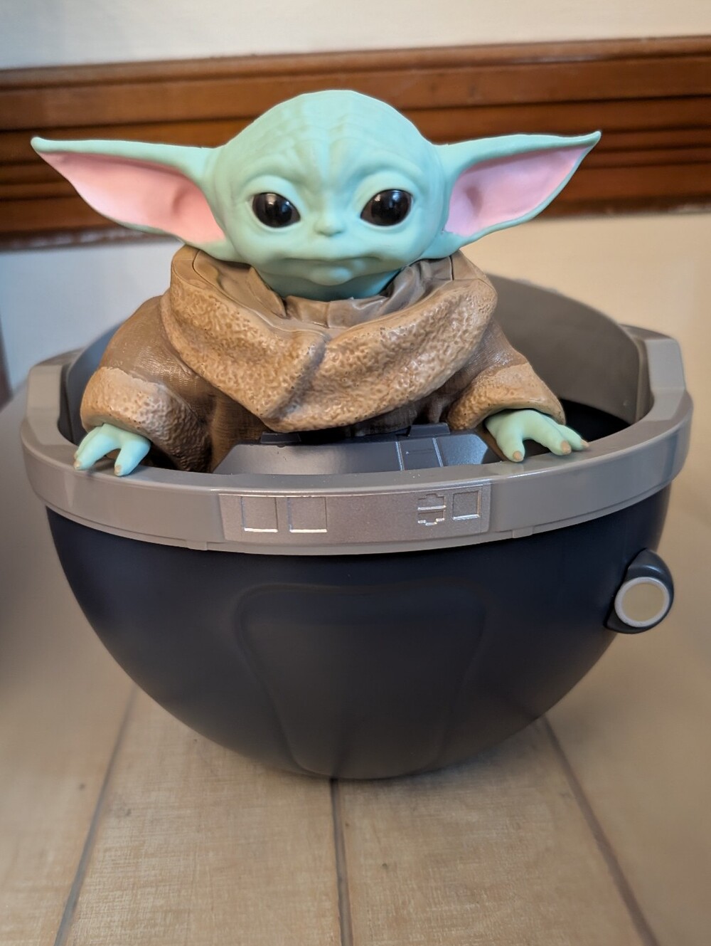 RARE Disney Star Wars The Mandalorian And Grogu Hover Pram Popcorn Bucket